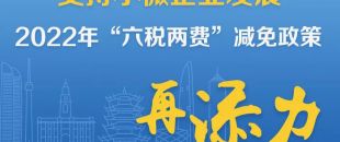 一圖了解：支持小微企業(yè)發(fā)展，2022年“六稅兩費(fèi)”減免政策再添力