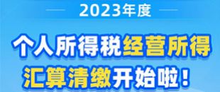 圖說(shuō)| 2023年度個(gè)人所得稅經(jīng)營(yíng)所得匯算清繳開(kāi)始啦！